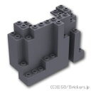 レゴ パーツ ウォール パネル 4 x 10 x 6 - 岩肌 Dark Bluish Gray / ダークグレー LEGO純正品の バラ 売り