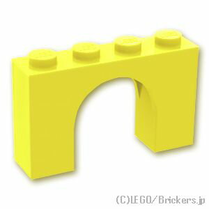 レゴ パーツ アーチ 1 x 4 x 2 [ Bt,Lt Yellow / ブライトライトイエロー ] | LEGO純正品の バラ 売り