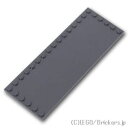 レゴ パーツ タイル 6 x 16 - エッジスタッド [ Dark Bluish Gray / ダークグレー ] | LEGO純正品の バラ 売り