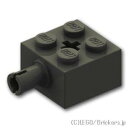 レゴ パーツ ブロック 2 x 2 - ピン / 十字軸穴 [ Black / ブラック ] | LEGO純正品の バラ 売り