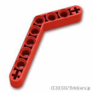 レゴ パーツ テクニック リフトアーム 1 x 9 - ベント(6 - 4) [ Red / レッド ] | LEGO純正品の バラ 売り