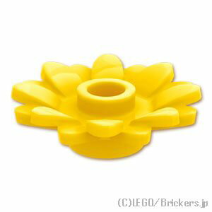 レゴ パーツ フラワー 2 x 2 - ひまわり [ Yellow / イエロー ] | LEGO純正品の バ...