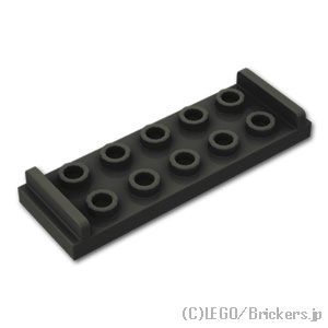 ●レゴ パーツ - プレート-特殊 ●商品名：プレート 2 x 6(差し込みパネル付き) ●色：[Black / ブラック] ●エレメント ID：6563343 ●デザイン ID：7665
