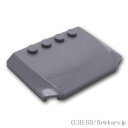 レゴ パーツ ウェッジ 4 x 6 x 2/3 -カーブ [ Dark Bluish Gray / ダークグレー ] | LEGO純正品の バラ 売り