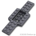 レゴ パーツ カーベース 12 x 4 x 2/3 [ Dark Bluish Gray / ダークグレー ] | LEGO純正品の バラ 売り