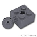 レゴ パーツ テクニック ブロック 2 x 2 - ボールジョイント Dark Bluish Gray / ダークグレー LEGO純正品の バラ 売り