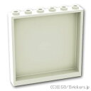 レゴ パーツ パネル 1 x 6 x 5 [ White / ホワイト ] | LEGO純正品の バラ 売り