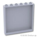 レゴ パーツ パネル 1 x 6 x 5 [ Light Bluish Gray / グレー ] | LEGO純正品の バラ 売り