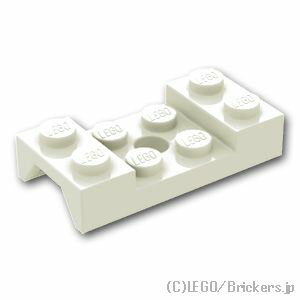 レゴ パーツ カー マッドガード 2 x 4 - 穴有り [ White / ホワイト ] | LEGO純正品の バラ 売り