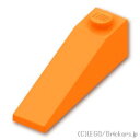 レゴ パーツ スロープ ブロック 1 x 4/18° [ Orange / オレンジ ] | LEGO純正品の バラ 売り