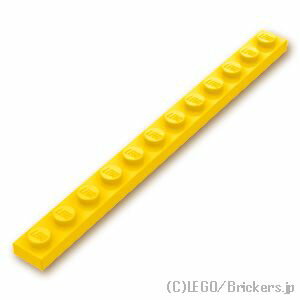 レゴ パーツ プレート 1 x 12 [ Yellow / イエロー ] | LEGO純正品の バラ 売り