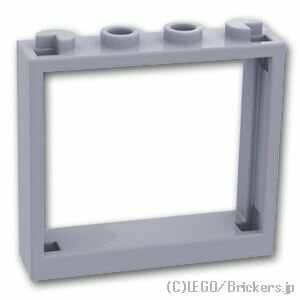 쥴 ѡ ɥ ե졼 1 x 4 x 3 [ Light Bluish Gray / 졼 ] | LEGOʤ Х ...
