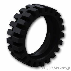 レゴ パーツ タイヤ - スモール [ Black / ブラック ] | LEGO純正品の バラ 売り