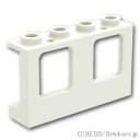 レゴ パーツ ウィンドウ パネル 1 x 4 x 2 [ White / ホワイト ] | LEGO純正品の バラ 売り