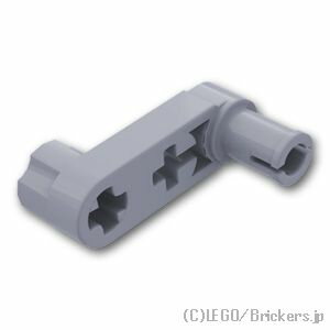 レゴ パーツ テクニック リフトアーム 1 x 3 - クランク薄型（新） [ Light Bluish Gray / グレー ] | LEGO純正品の バラ 売り