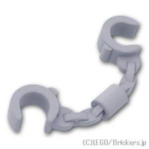 レゴ パーツ 手錠 [ Light Bluish Gray / グレー ] | LEGO純正品の バラ 売り