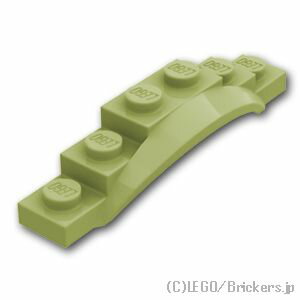 レゴ パーツ カー マッドガード 6 x 1 1/2 x 1 [ Olive Green / オリーブグリーン ] | LEGO純正品の バラ 売り