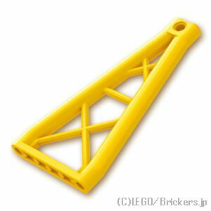 レゴ パーツ サポート 1 x 6 x 10 - 三角桁 [ Yellow / イエロー ] | LEGO純正品の バラ 売り