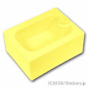 レゴ パーツ デュプロ 小さなバスタブ [ Bt,Lt Yellow / ブライトライトイエロー ] | LEGO純正品の バラ 売り