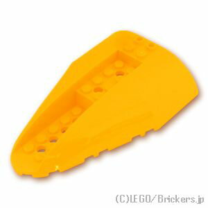 レゴ パーツ 航空機尾翼部 8 x 12 - 6穴 [ Bt,Lt Orange / ブライトライトオレンジ ] | LEGO純正品の バラ 売り