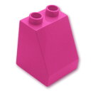 レゴ パーツ デュプロ スロープ 54° 2 x 2 x 2 [ Dark Pink / ダークピンク ] | LEGO純正品の バラ 売り