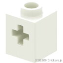 レゴ パーツ テクニック ブロック 1 x 1 - 十字軸穴 [ White / ホワイト ] | LEGO純正品の バラ 売り