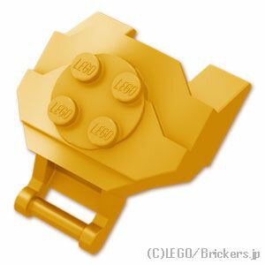 レゴ パーツ コクピット フロント 4 x 3 x 2 - バーハンドル [ Pearl Gold / パールゴールド ] | LEGO純正品の バラ 売り