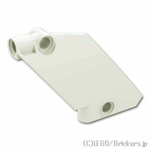 レゴ パーツ テクニック パネル カーブ #61 5 x 7 テーパー 左 [ White / ホワイト ] | LEGO純正品の バラ 売り