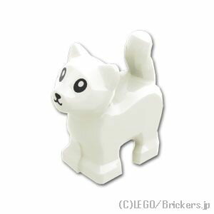 レゴ パーツ 仔猫 - クリクリの目 [ White / ホワイト ] | LEGO純正品の バラ 売り