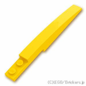 レゴ パーツ カーブ スロープ - 10 x 1 [ Yellow / イエロー ] | LEGO純正品の バラ 売り