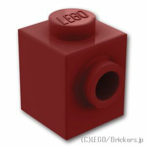 レゴ パーツ ブロック 1 x 1 - 1面スタッド [ Dark Red / ダークレッド ] | LEGO純正品の バラ 売り