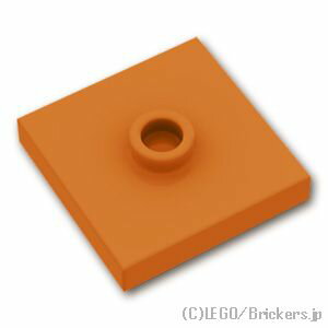 レゴ パーツ タイル 2 x 2 - センタースタッド [ Dark Orange / ダークオレンジ ] | LEGO純正品の バラ 売り