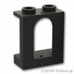 レゴ パーツ 窓枠 1 x 2 x 2 - キャッスル Black / ブラック LEGO純正品の バラ 売り