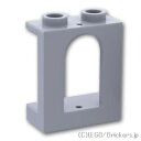 レゴ パーツ 窓枠 1 x 2 x 2 - キャッスル Light Bluish Gray / グレー LEGO純正品の バラ 売り