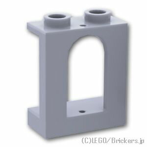 レゴ パーツ 窓枠 1 x 2 x 2 - キャッスル [ Light Bluish Gray / グレー ] | lego 部品 お城