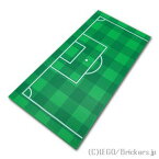 レゴ パーツ タイル 8 x 16 - サッカー場 ゴールエリア [ Bt,Green / ブライトグリーン ] | LEGO純正品の バラ 売り