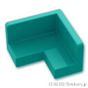 レゴ パーツ パネル 2 x 2 x 2 - コーナー [ Dark Turquoise / ダークターコイズ ] | LEGO純正品の バラ 売り