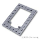 レゴ パーツ プレート 6 x 8 - トラップドアフレーム [ Light Bluish Gray / グレー ] | LEGO純正品の バラ 売り