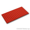 レゴ パーツ プレート 8 x 16 [ Red / レッド ] | LEGO純正品の バラ 売り