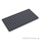 レゴ パーツ プレート 8 x 16 Dark Bluish Gray / ダークグレー LEGO純正品の バラ 売り