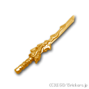 レゴ パーツ 刀 - ドラゴンガード [ Pearl Gold / パールゴールド ] | LEGO純正品の バラ 売り