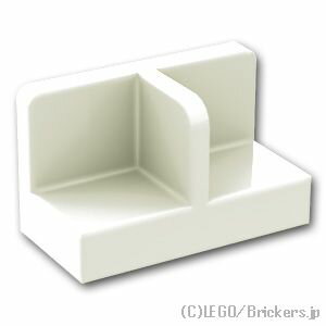 レゴ パーツ パネル 1 x 2 x 1 - 仕切り [ White / ホワイト ] | LEGO純正品の バラ 売り