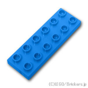 レゴ デュプロ パーツ プレート 2 x 6 [ Dark Azure / ダークアズール ] | 大きいレゴブロック
