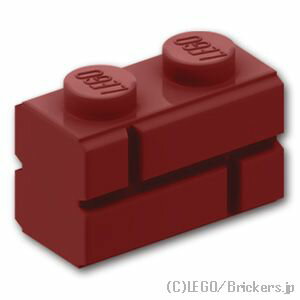 レゴ パーツ ブロック 1 x 2 - レンガ [ Dark Red / ダークレッド ] | LEGO純正品の バラ 売り