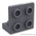レゴ パーツ ブラケット 1 x 2 / 2 x 2 - 逆 [ Dark Bluish Gray / ダークグレー ] | LEGO純正品の バラ 売り