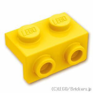 レゴ パーツ ブラケット 1 x 2 / 1 x 2 [ Yellow / イエロー ] | LEGO純正品の バラ 売り