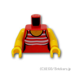 レゴ パーツ トルソー - ホワイトストライプの水着  | LEGO純正品の バラ 売り