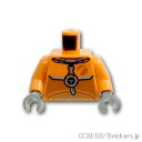 レゴ パーツ トルソー - ダークグレーラインの宇宙服 [ Orange / オレンジ ] | LEGO純正品の バラ 売り