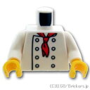 レゴ パーツ トルソー - シェフ両面プリント シワ無  | LEGO純正品の バラ 売り