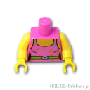 レゴ パーツ トルソー - カラフルタンクトップ [ Dark Pink / ダークピンク ] | LEGO純正品の バラ 売り